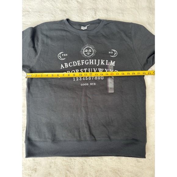 Ouija Mystifying Oracle Sun And Moon Outlines Vintage Logo Sweatshirt‎ Sz XL - Picture 11 of 12